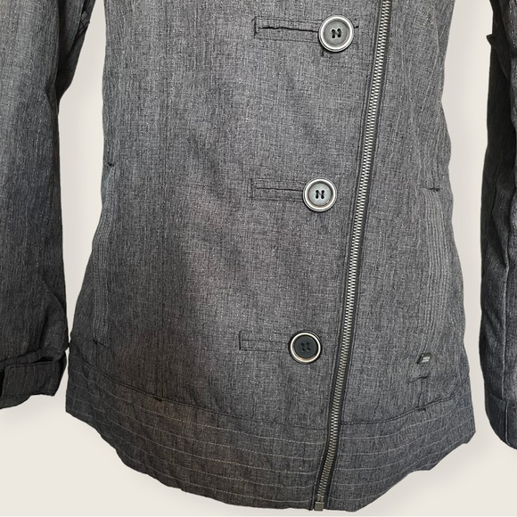 PWDR ROOM Gray Winter Coat Women's Size Small - Picture 5 of 13